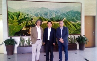 Reunión con el agregado agrícola de la Embajada China en la Argentina.